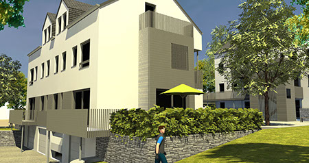 Ensemble d'habitations à Flémalle