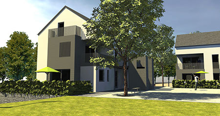 Ensemble d'habitations à Flémalle